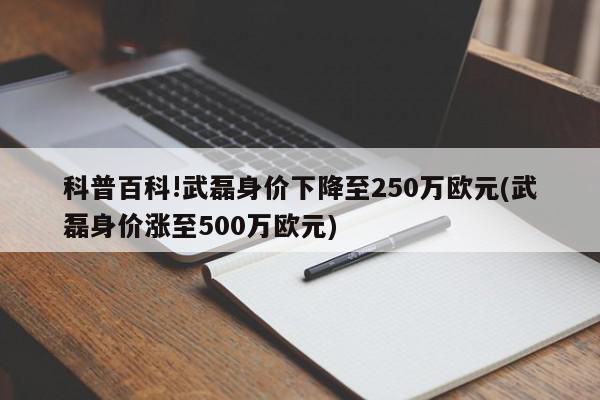 科普百科!武磊身价下降至250万欧元(武磊身价涨至500万欧元)