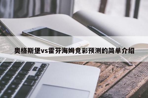 奥格斯堡vs霍芬海姆竞彩预测的简单介绍